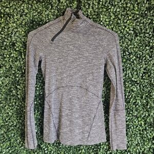Womens Size 2 Lululemon Brisk Running 1/2 Zip Shirt
